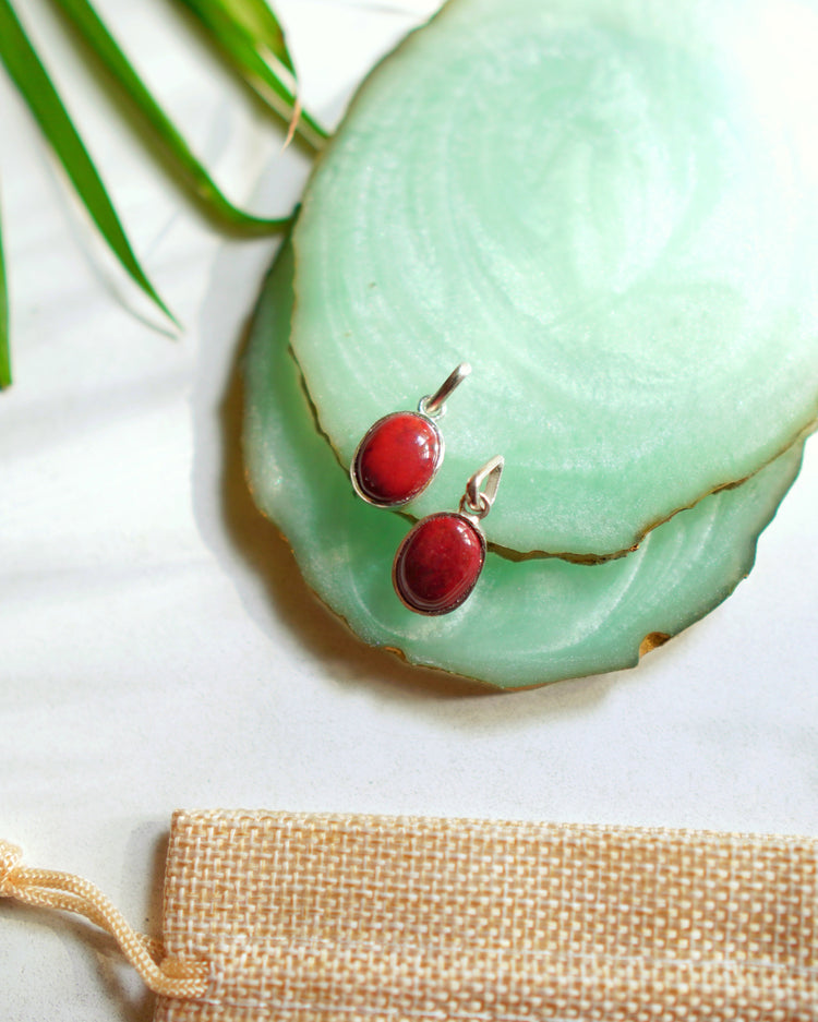 Pendants with Silver frame
