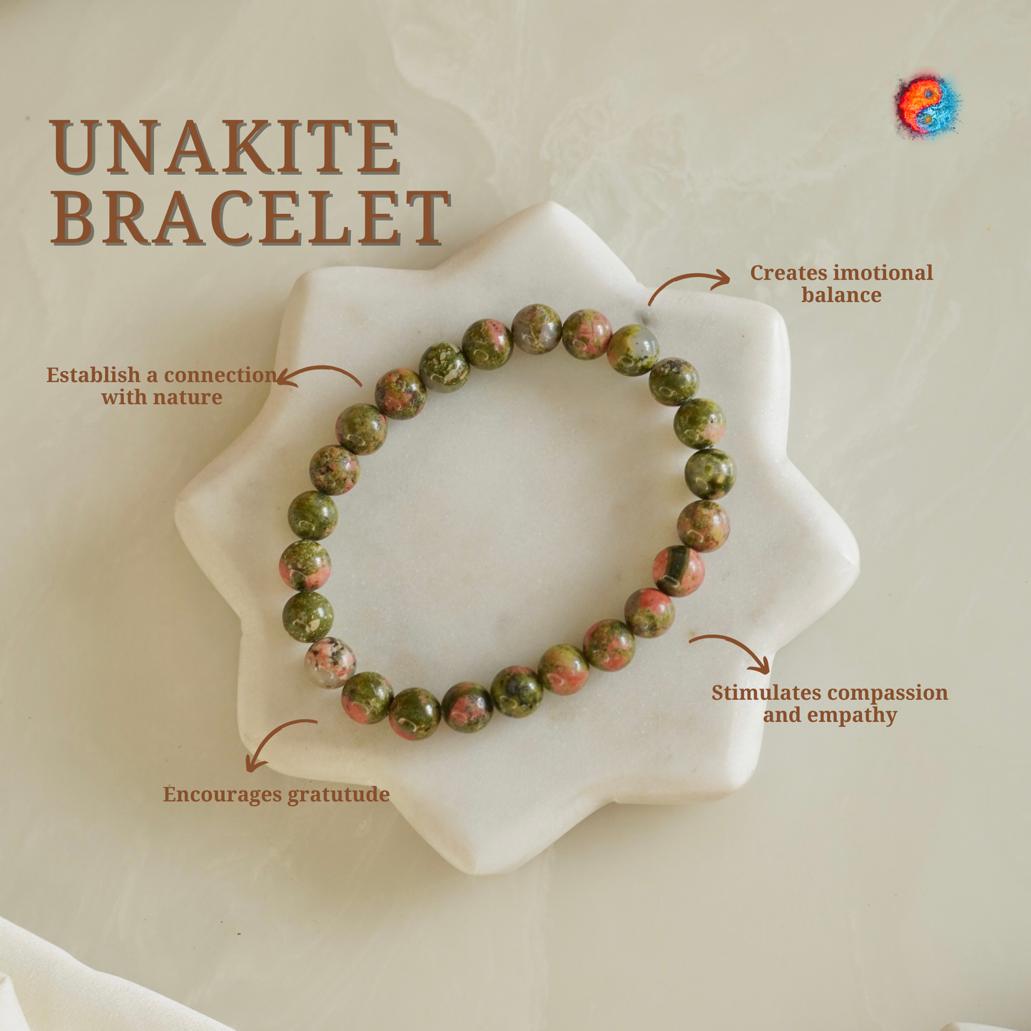 Unakite Bracelet