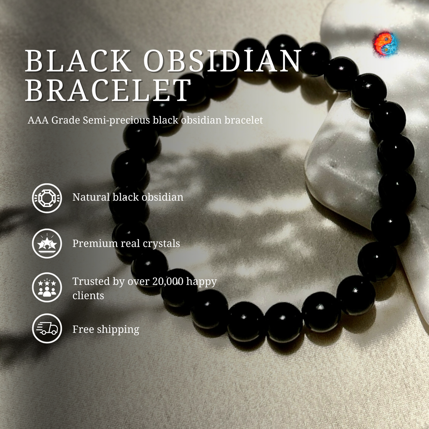 Black Obsidian Bracelet