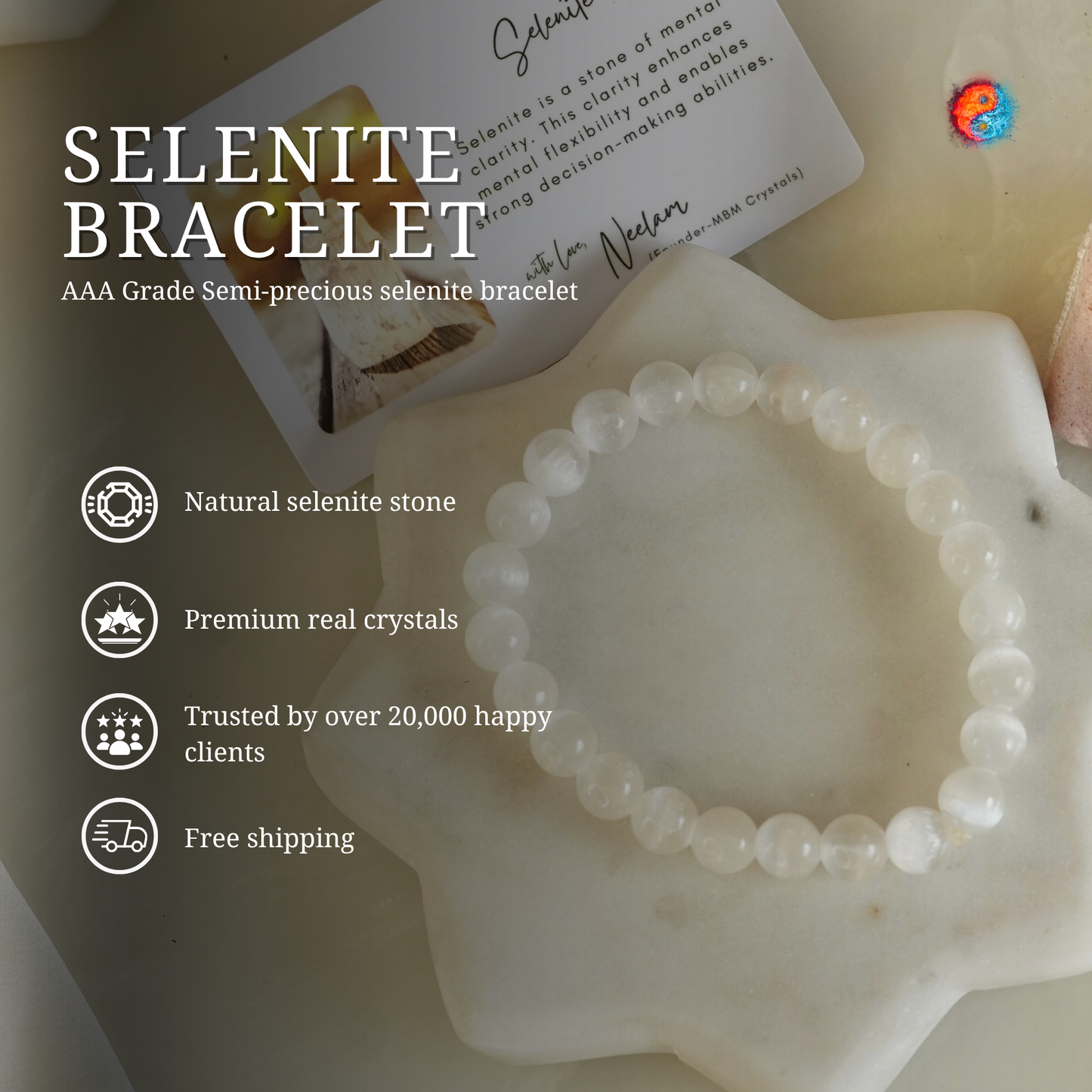 Selenite Bracelets
