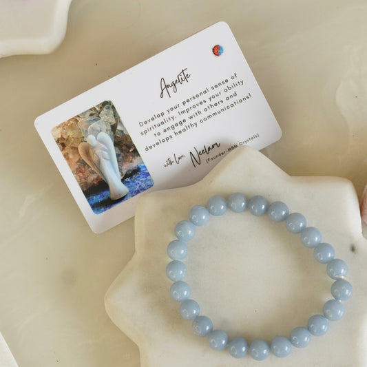 Tarot Mastery Bundle - Becoming Vol I & II, Citrine Tumble, Aura Cleansing Spray, Angelite Bracelet, Tarot Deck