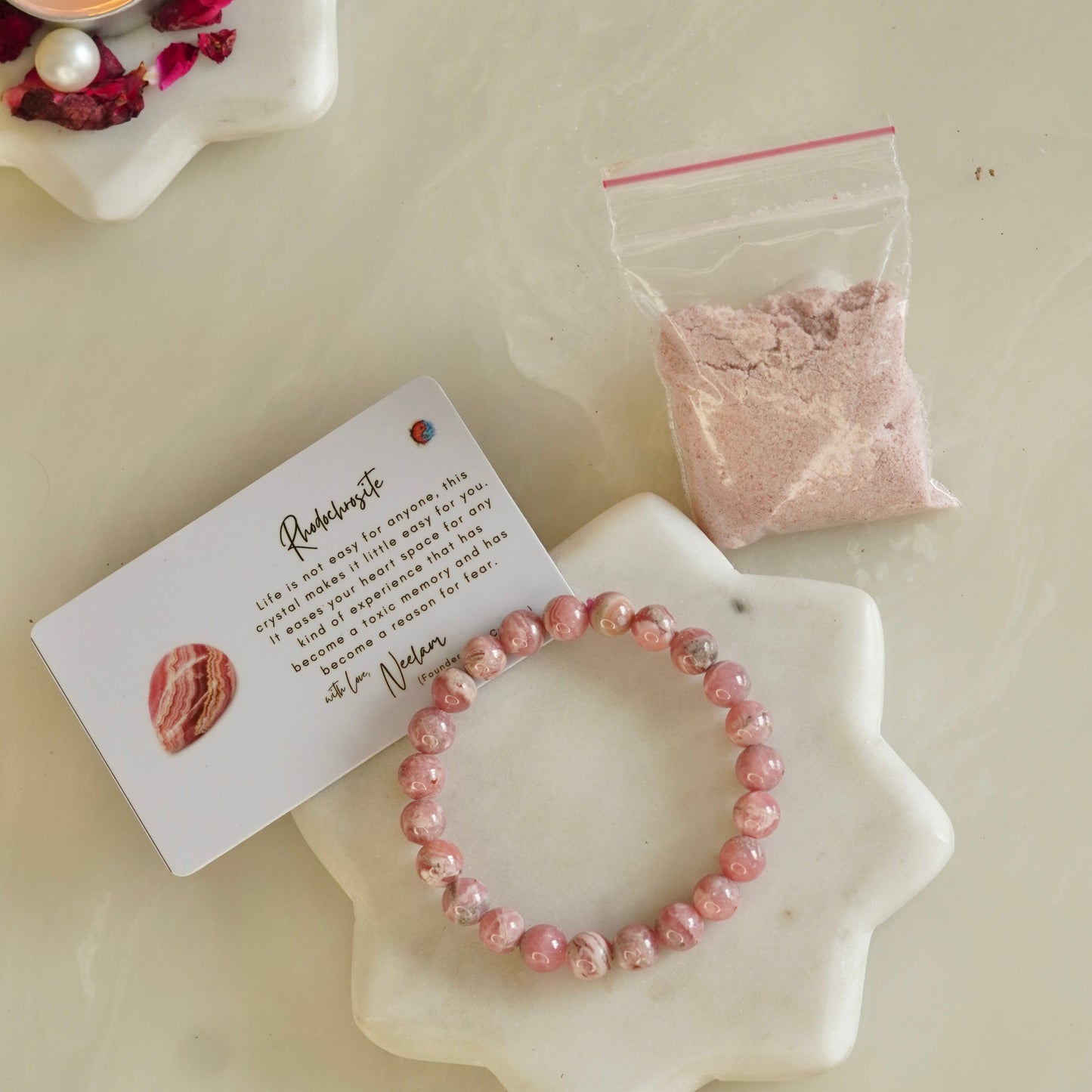 Rhodochrosite aka Peruvian Bracelet