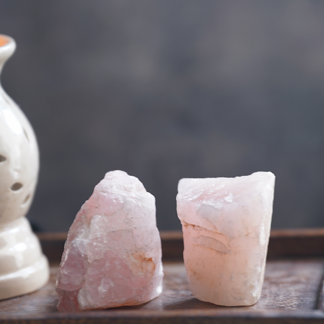 Rose Quartz Cluster | 500 gm