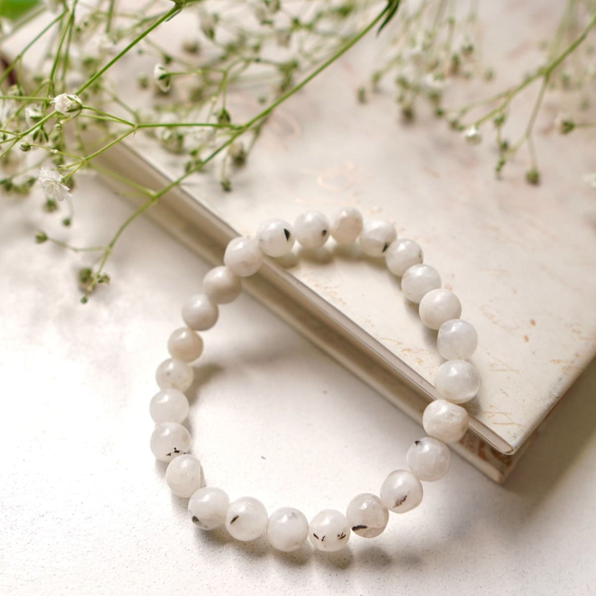 Rainbow Moonstone Bracelet