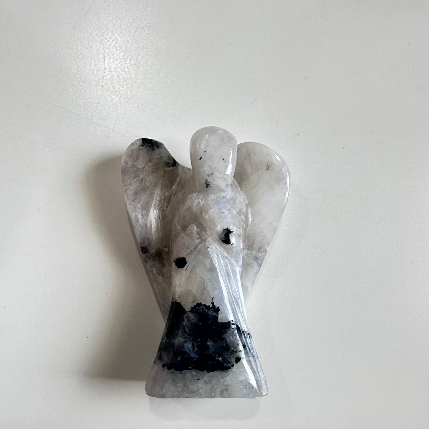 Rainbow Moonstone Figurine| Archangel Zadkiel