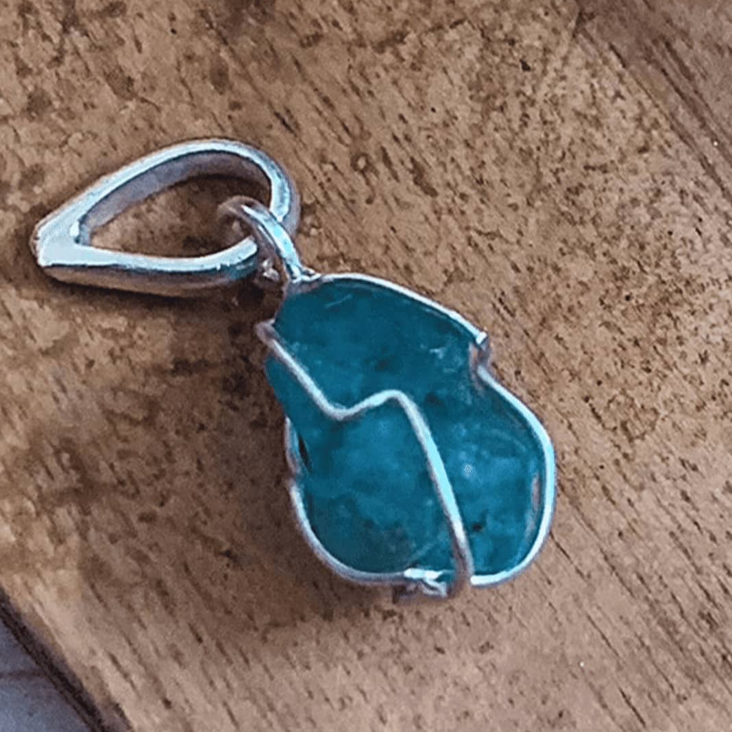 Neon Apatite Pendant | 925 Sterling Silver