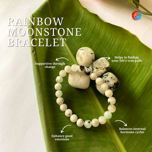 Rainbow Moonstone Bracelet