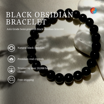 Black Obsidian Bracelet