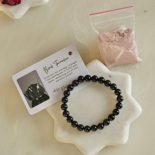 Black Tourmaline Buddha Bracelet
