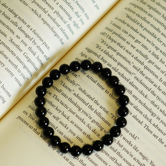 Black Tourmaline Buddha Bracelet