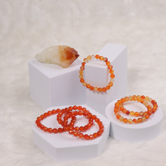 Pure Carnelian Rock Bracelet