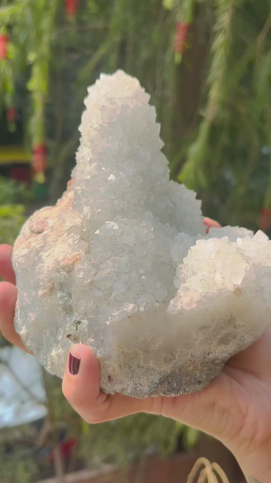 Clear Quartz Cluster 350 gm