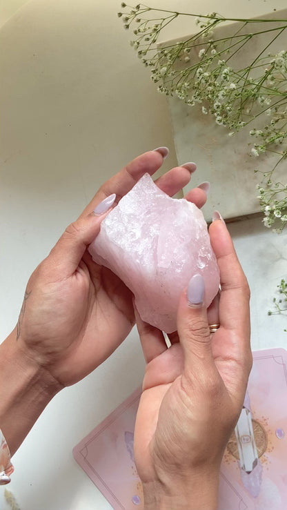 Rose Quartz Cluster | 500 gm